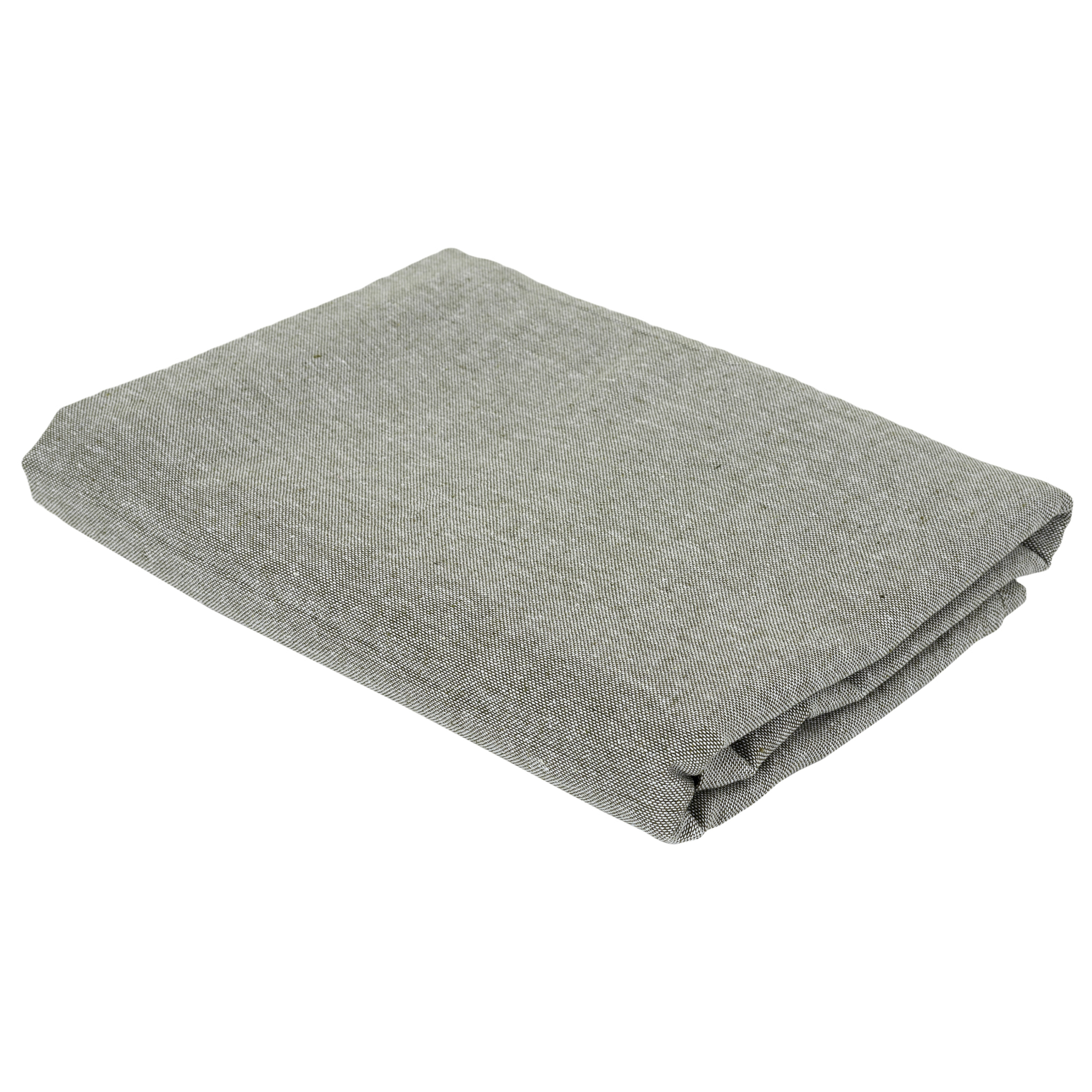 Nappe Coton Vert Olive 140x250cm