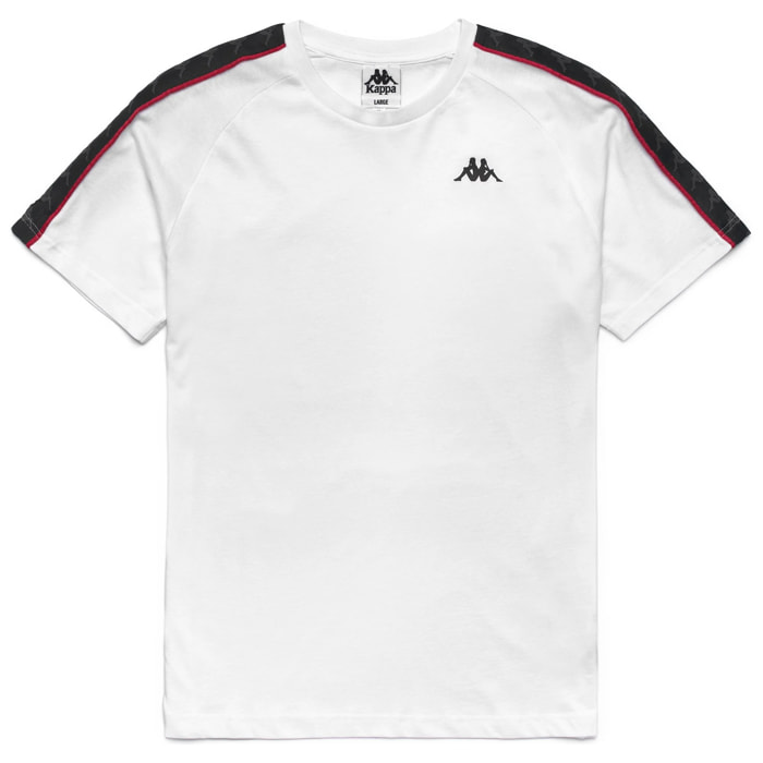 T-Shirts & Top Kappa Uomo 222 Banda Coen Slim Bianco