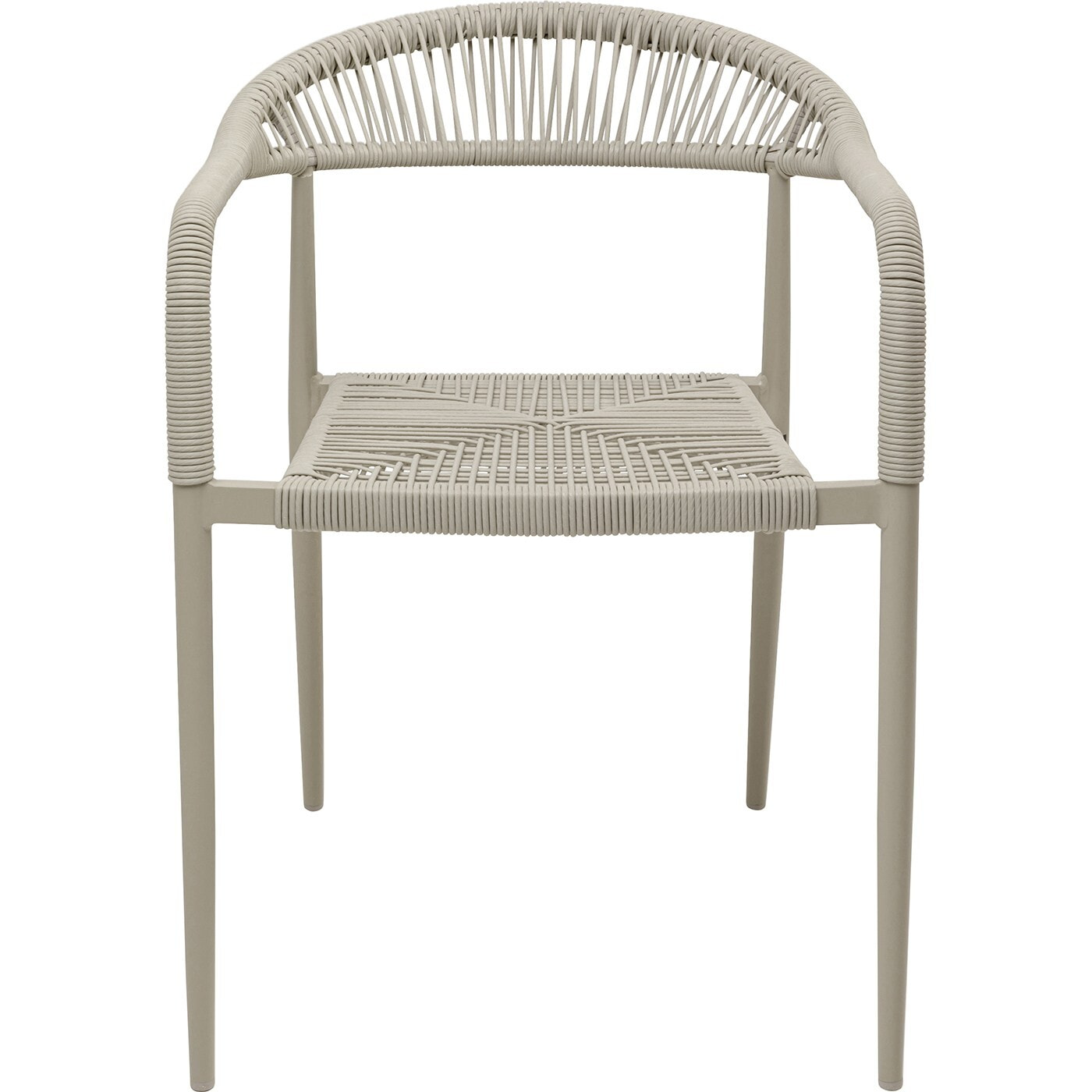 Chaise de jardin avec accoudoirs Palma beige Kare Design