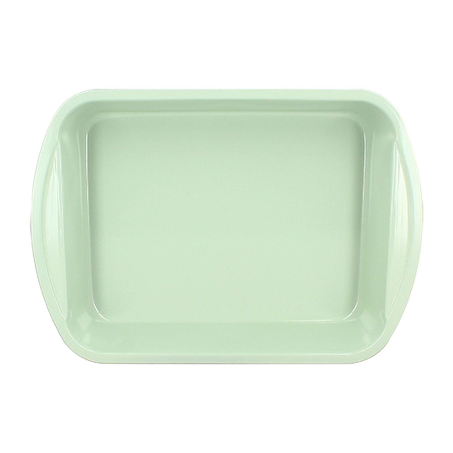 Plat à four rectangulaire en acier carbone celadon 40x28cm COLORAMA