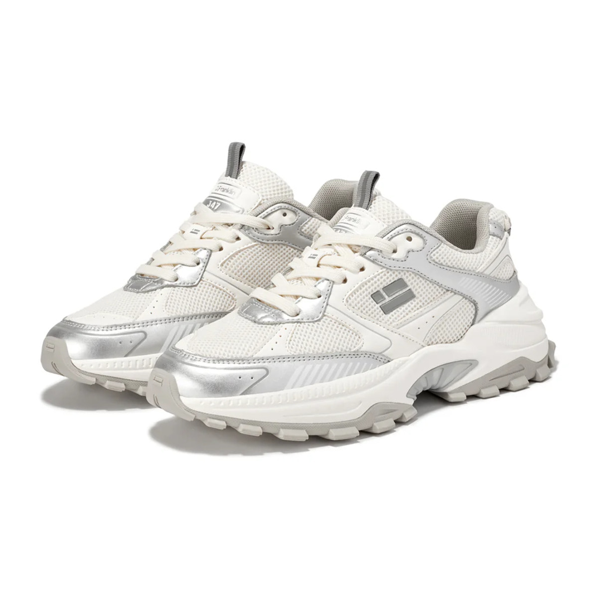 Zapatillas Deportivas Unisex Modelo   347 TRACK Flag Plata