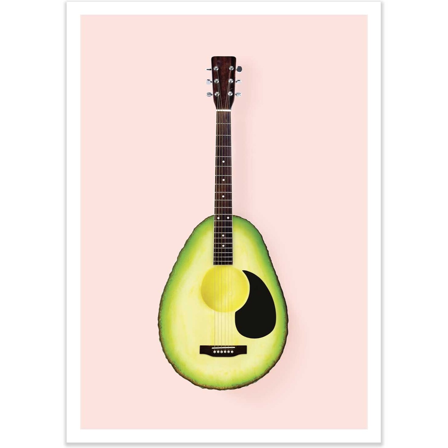 Affiche - Avocado Guitar - Paul Fuentes