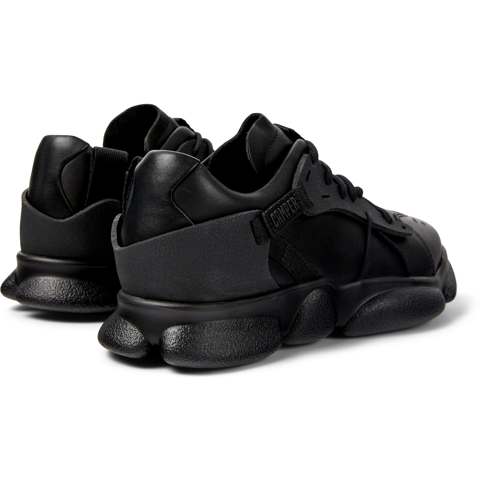 Zapatillas - CAMPER Karst - Negro - Piel lisa / Goma