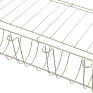 Égouttoir 2 niveaux Essentiels forme vague beige