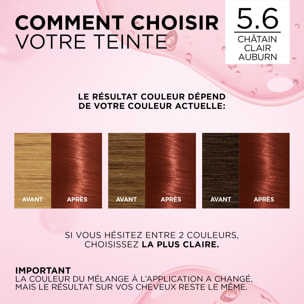 L'Oréal Paris Excellence crème Coloration 5.6 Châtain clair auburn