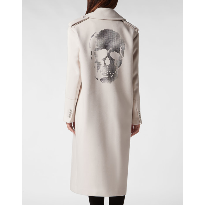 PHILIPP PLEIN COAT LONG SKULL