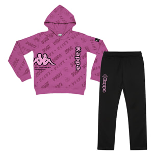 Tuta Bimba KAPPA 3 - 7 Anni Cotone Felpato