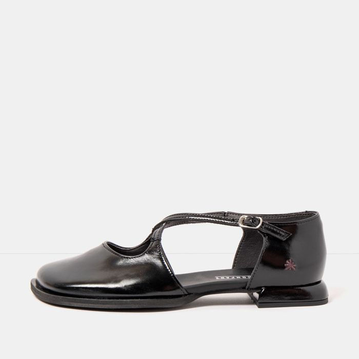 Zapatos 2002 NAPPA SHINNY BLACK / BERGAMO color Black