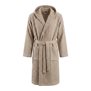 INTRECCI HOME Accappatoio Uomo e Donna, in Morbido Cotone 300 g, , Morbidezza Extra, Avvolgente, con Cappuccio e Tasche, Elegante e Confortevole,
