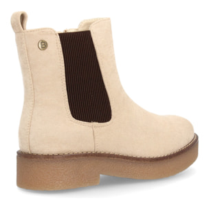 Bota chelsea clásica con cremallera