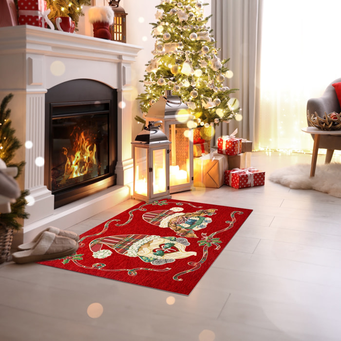 Tappeto Ingresso Arredo Natalizio Elfa & Elfo