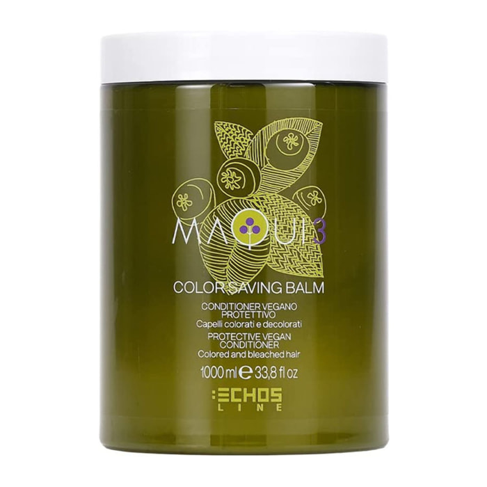 ECHOSLINE Maqui 3 Bálsamo Ahorro de Color - Cabellos Teñidos y Decolorados 1000ml
