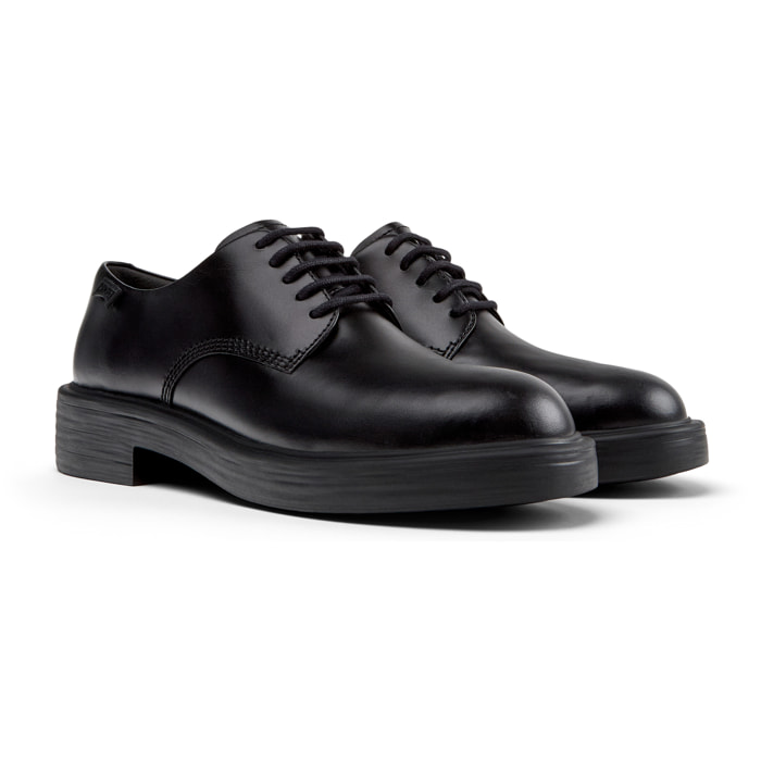 Zapatos de cordones - CAMPER Dean - Negro - Cuero liso