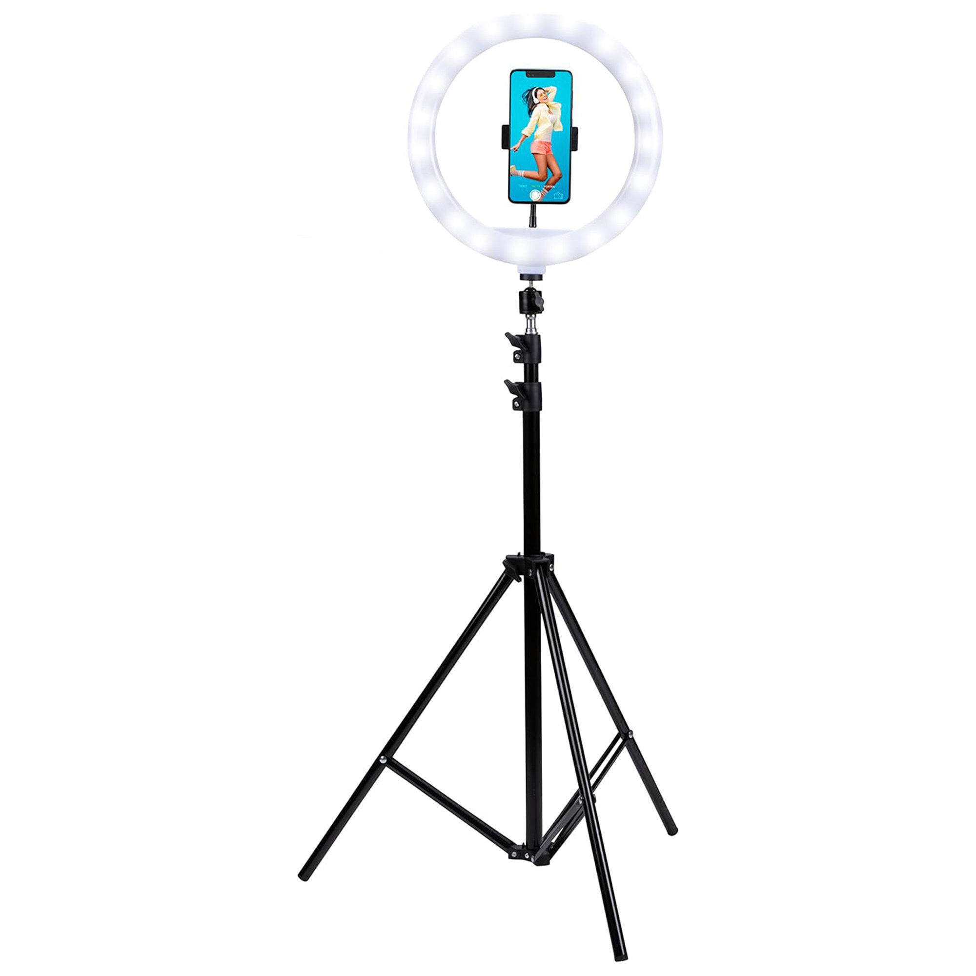 Well home anillo de luz selfie ø30cm con 120leds y 3 colores de luz