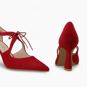 ZAPATOS DE SALÓN ROJO RIDERI