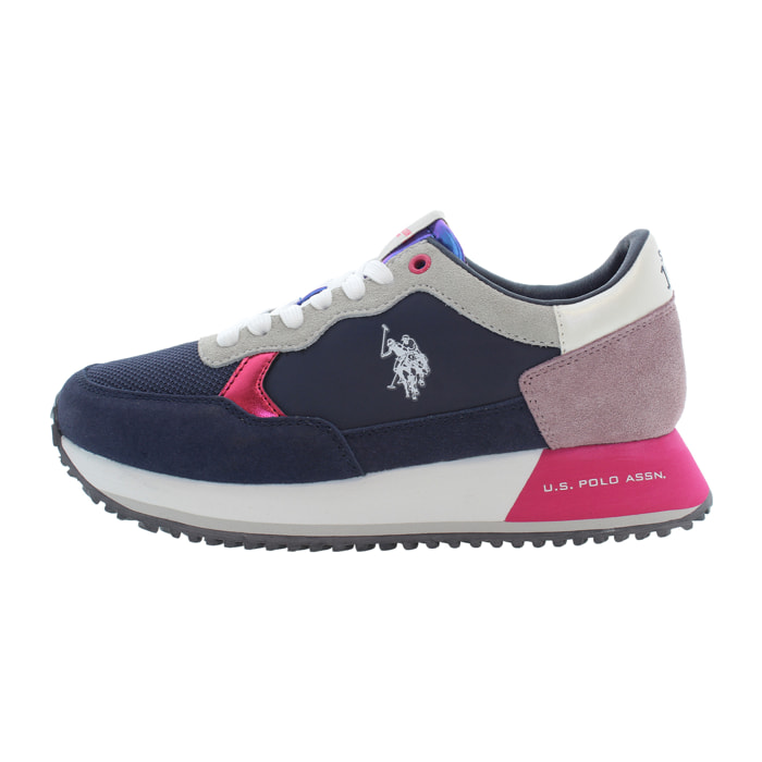 U.S. Polo Assn. - Sneakers SACHA002W4ST1 in camoscio per donna
