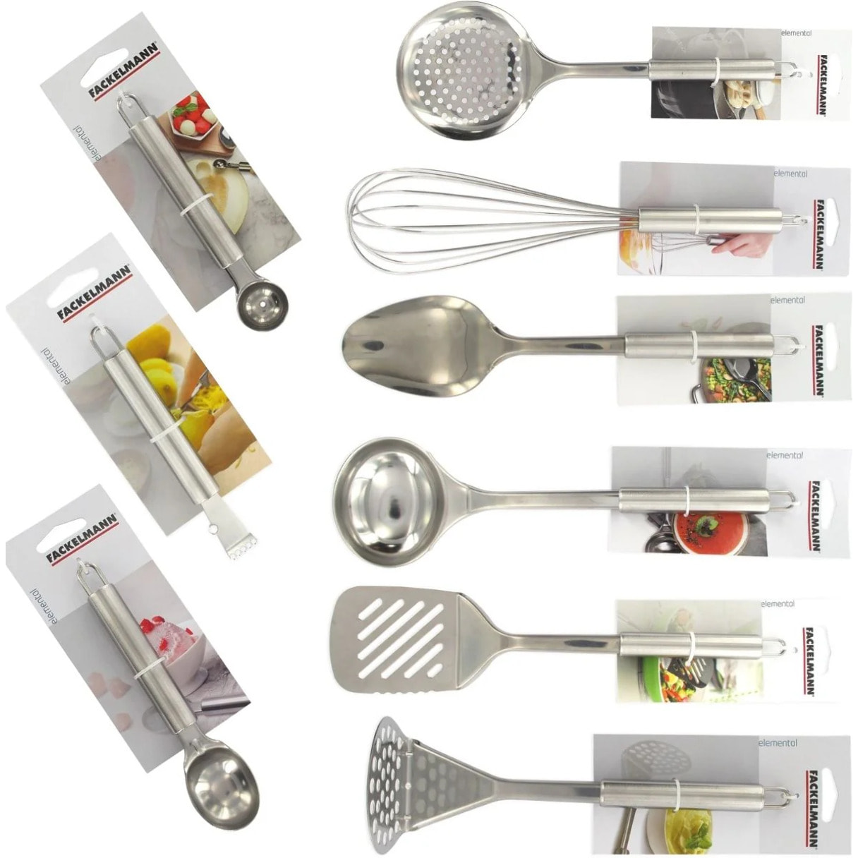 Ensemble ustensiles de cuisine 9 pièces Fackelmann Elemental