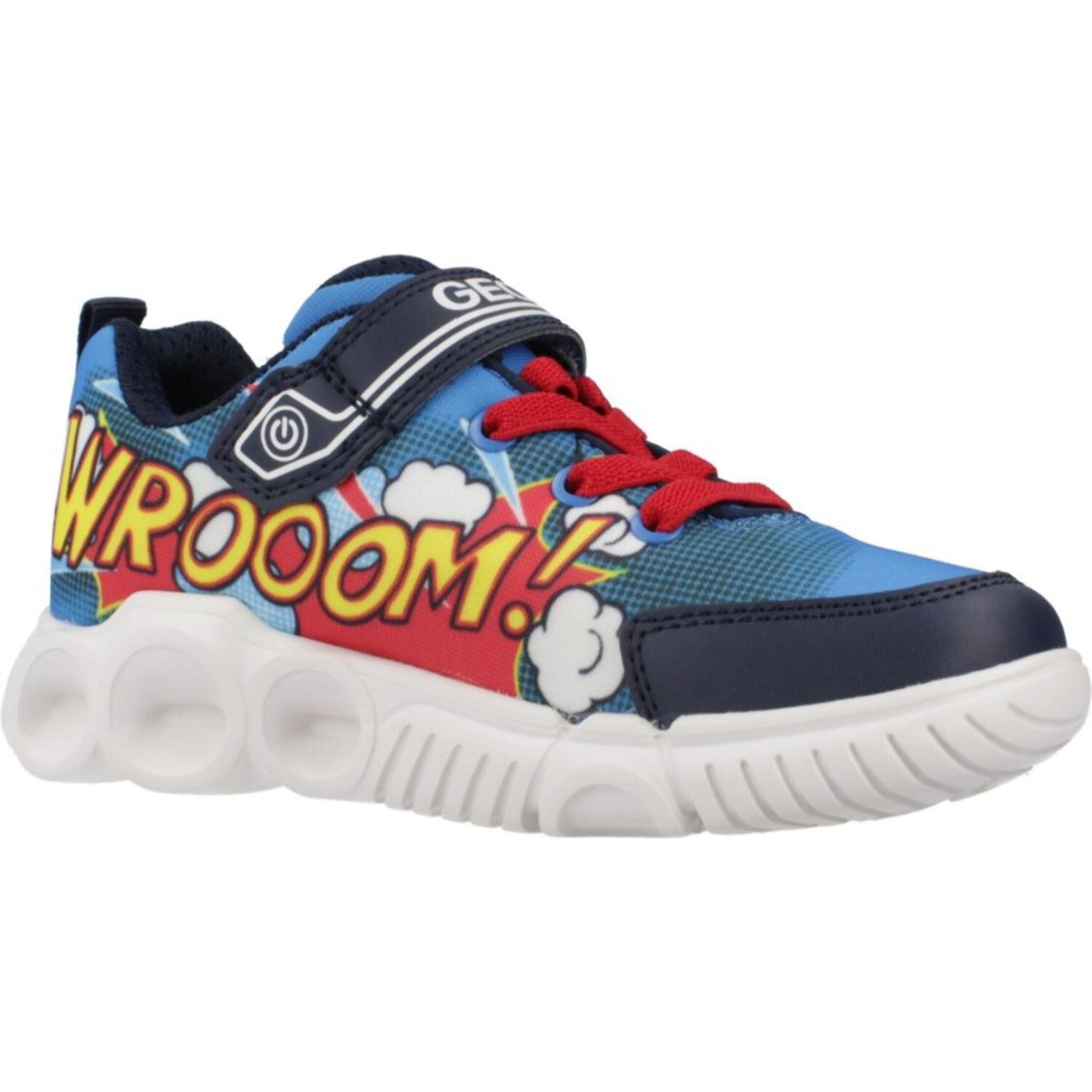 Zapatillas Niño de la marca GEOX  modelo J WROOM BOY AZUL