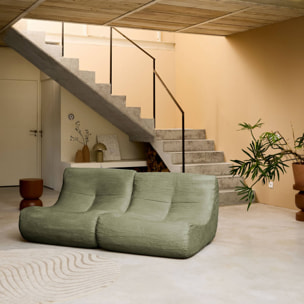 Chauffeuse velours côtelé 2 places SOKOL