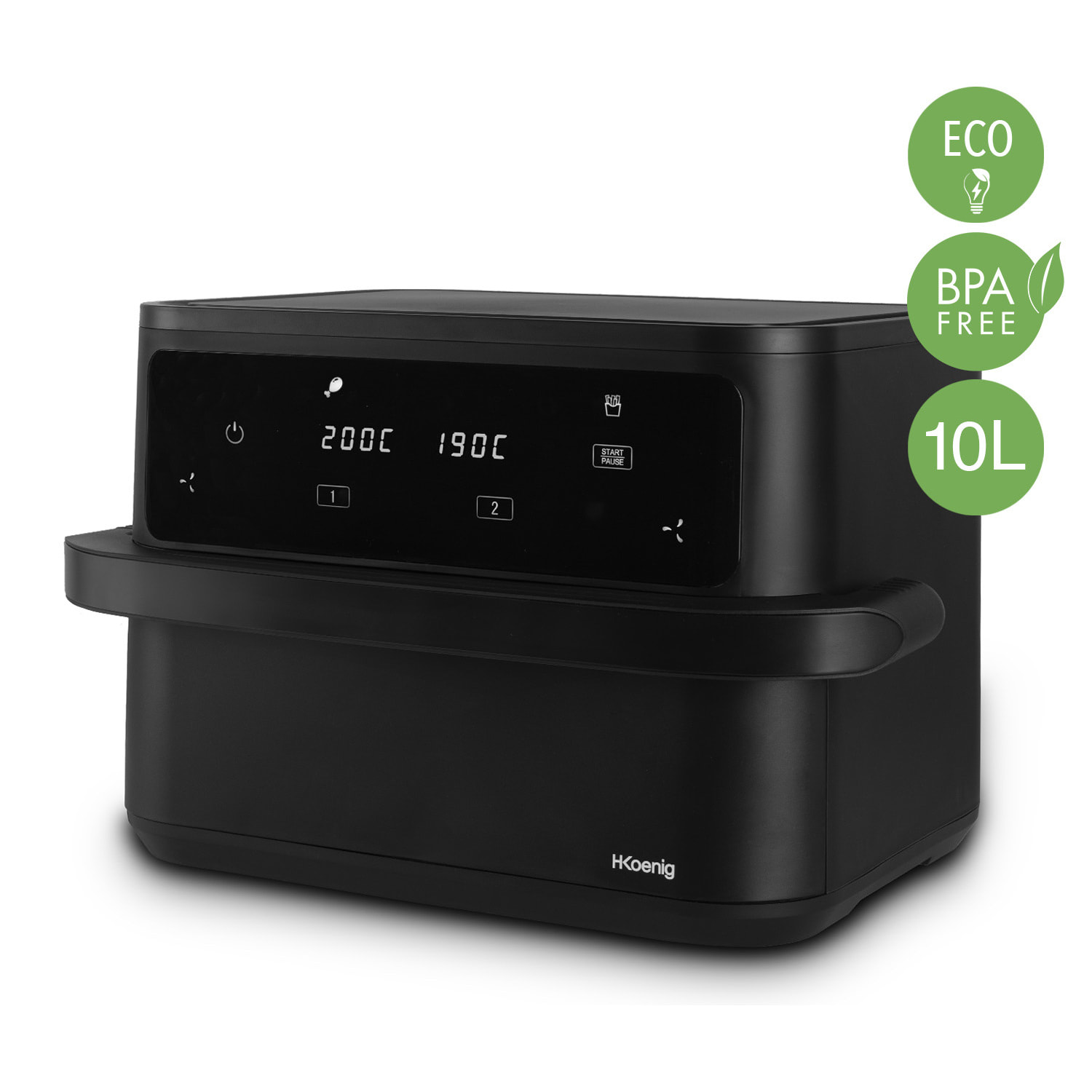 Freidora de aire H.Koenig FRY960 – gran capacidad 10L