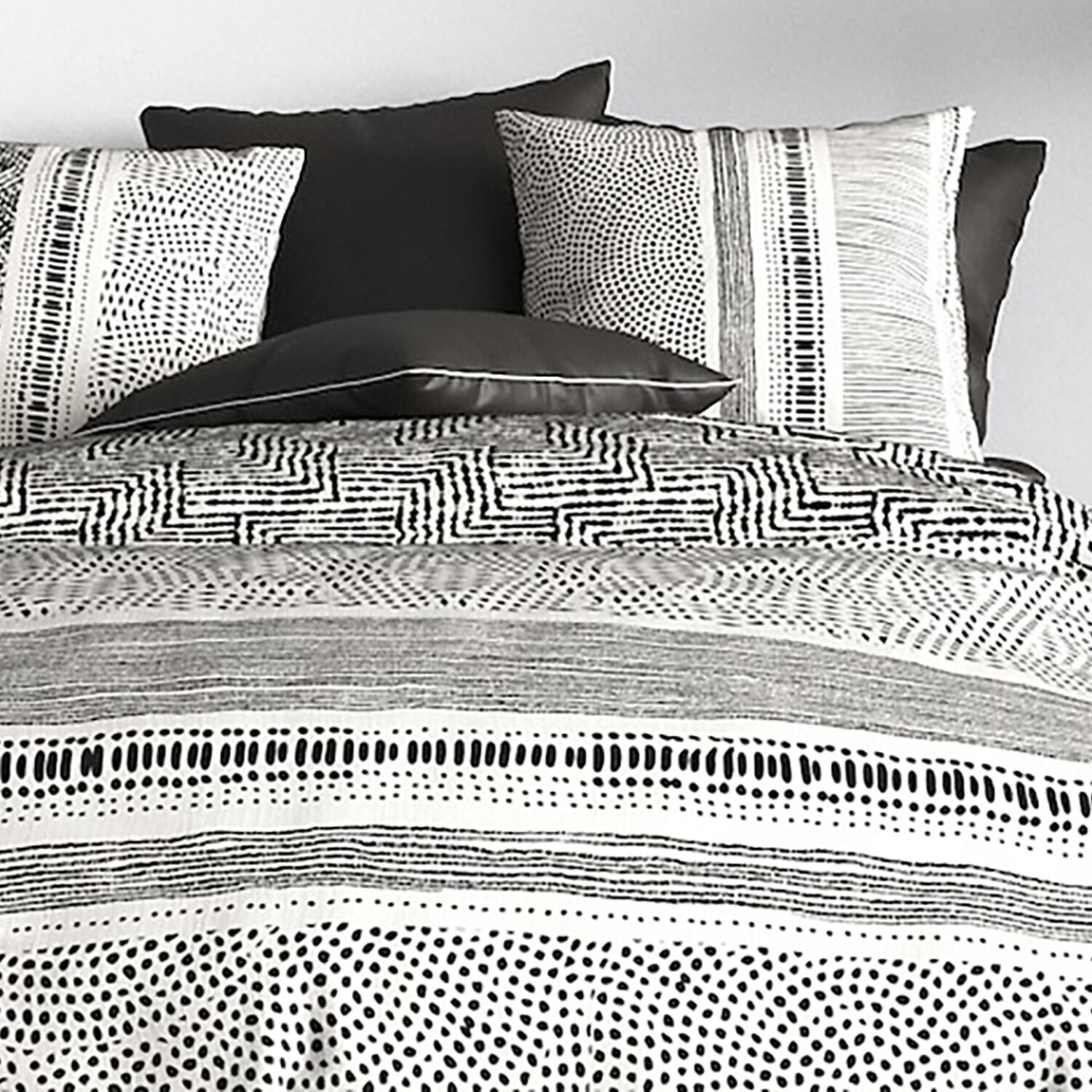 Parure housse de couette imprimé 100% coton - lattice