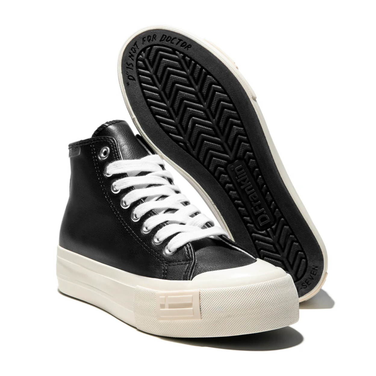 Zapatillas Altas de Mujer One Way Nap en Negro D.Franklin