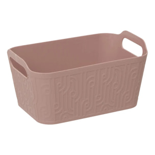 Panier rangement Arche 4,5L rose clair