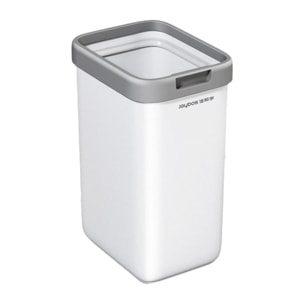 Joybos cubo de basura con soporte de pared abierto blanco
