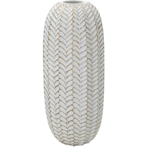 VASO RESINA LEAF CM Ø 18,5X46