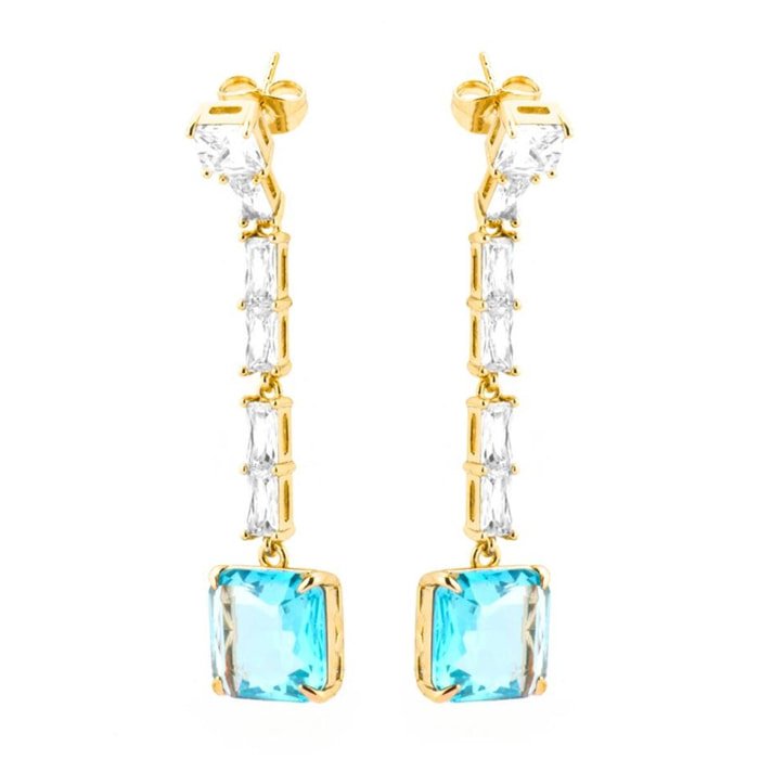 Pendientes Lux by Lux acabados oro 18k