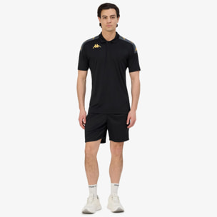 Kappa - Pantaloni Corti Bambino Nero - Kappa4Football Gondo
