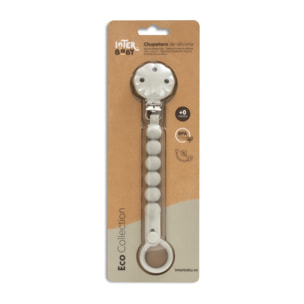 Triptico Cuna Parejita Elefante + Broche Bco/Gris