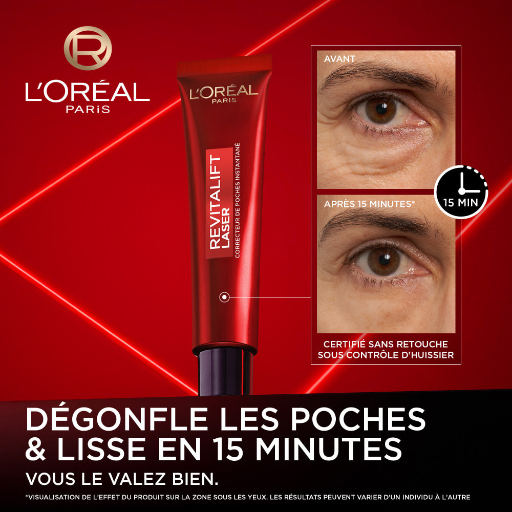 L'Oréal Paris Revitalift Laser Correcteur de poches instantané 15ml