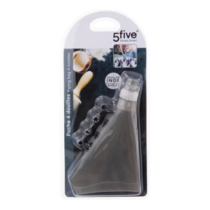 Poche à douilles avec 4 douilles inox