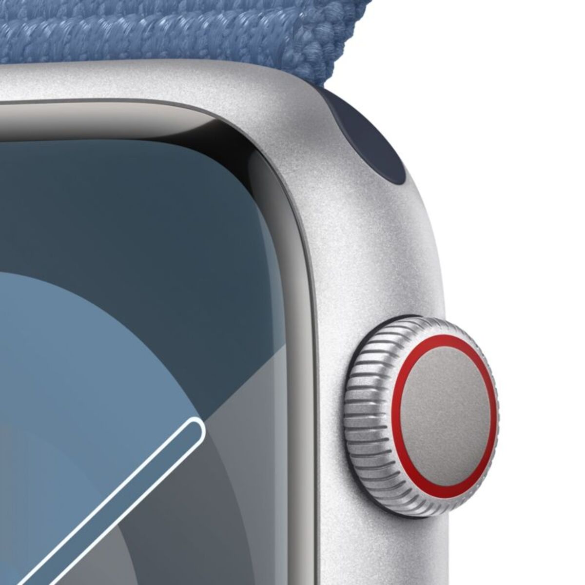 Montre connectée APPLE WATCH Serie 9 Cellular 45mm Aluminium/Argent Loop