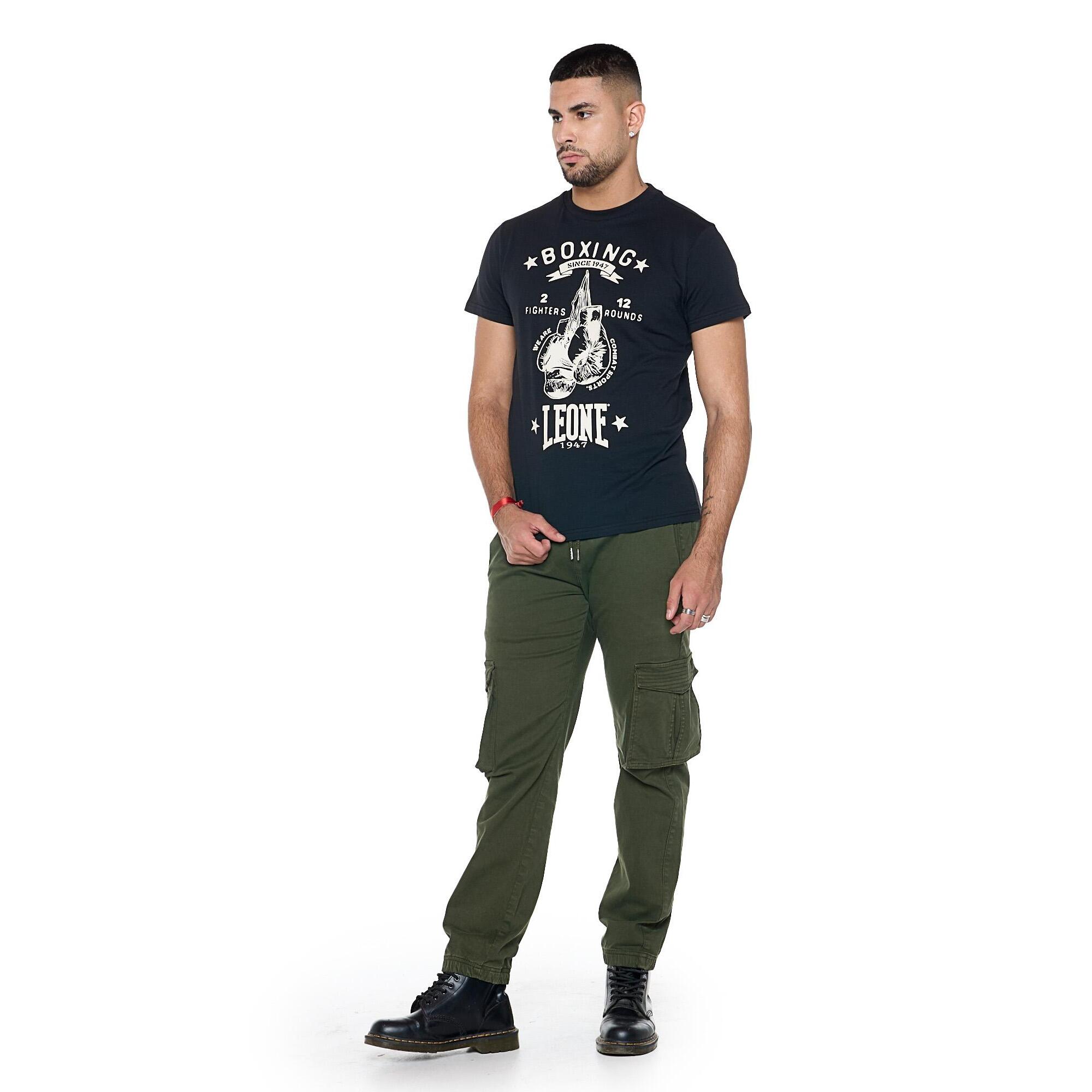 Camiseta hombre Leone 1947 Apparel Metropolitan manga corta guantes boxeo