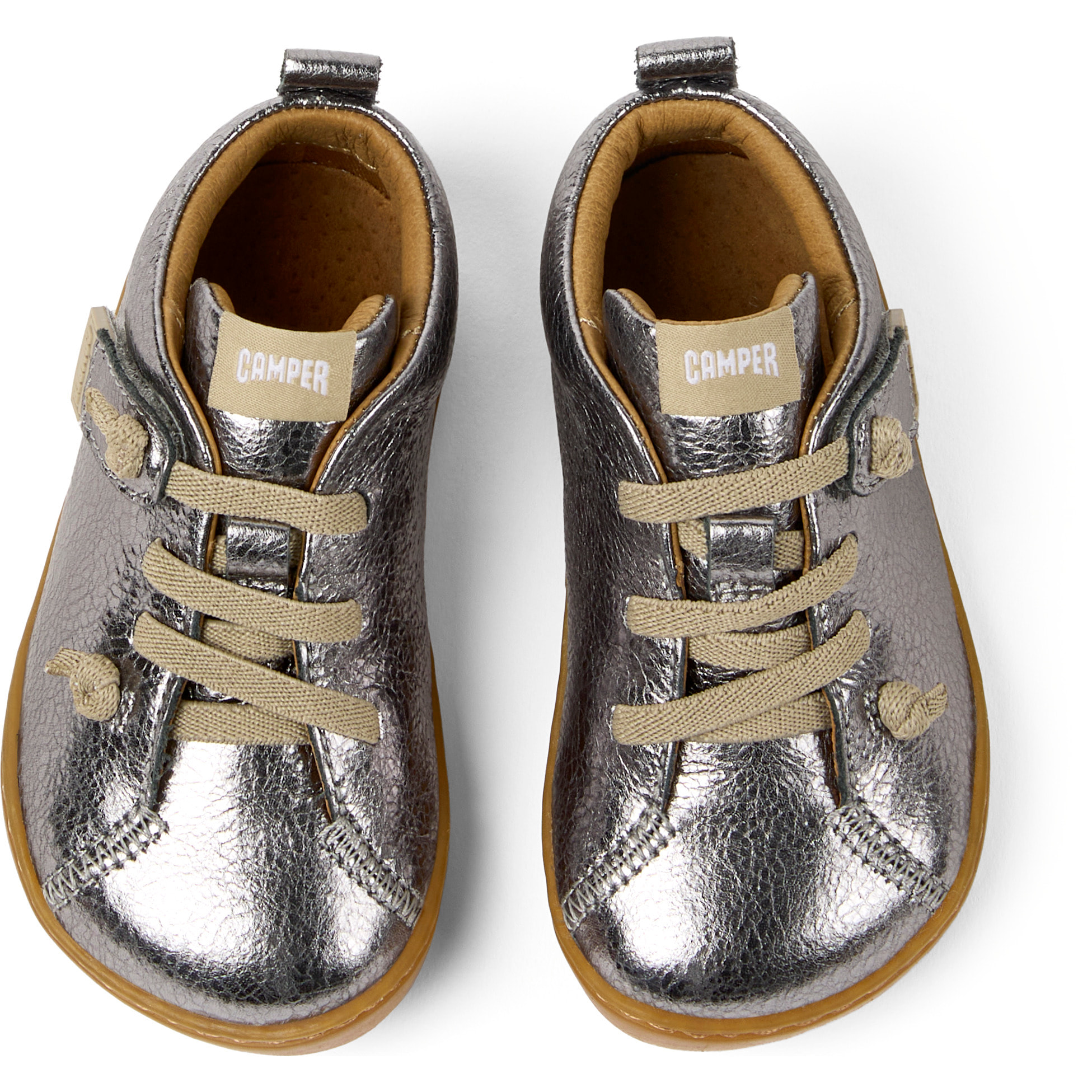 Botines - CAMPER Peu Cami - Gris - Cuero liso