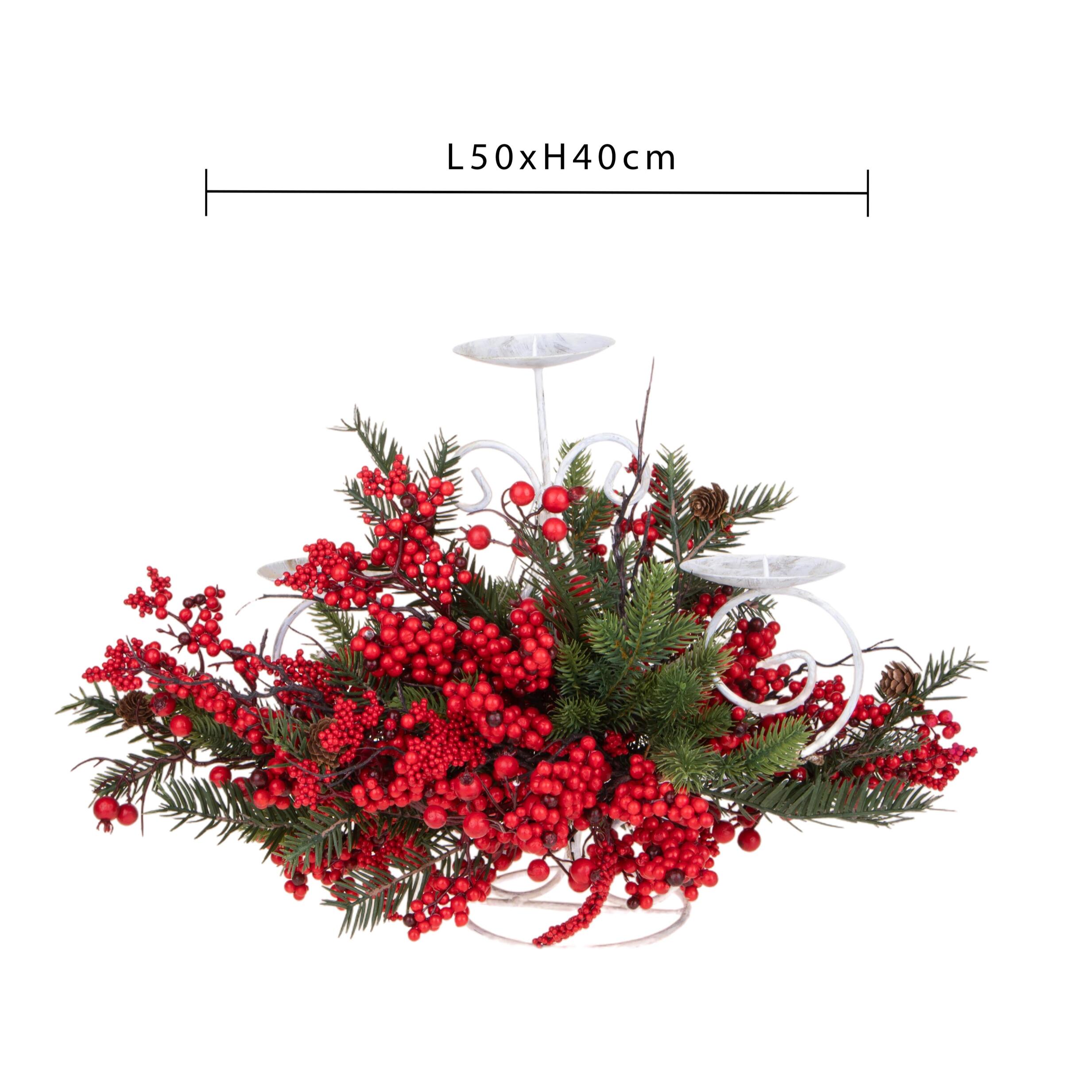 Portacandele - Pezzi 1 - 50xH40x25cm - Bianchi Dino SpA