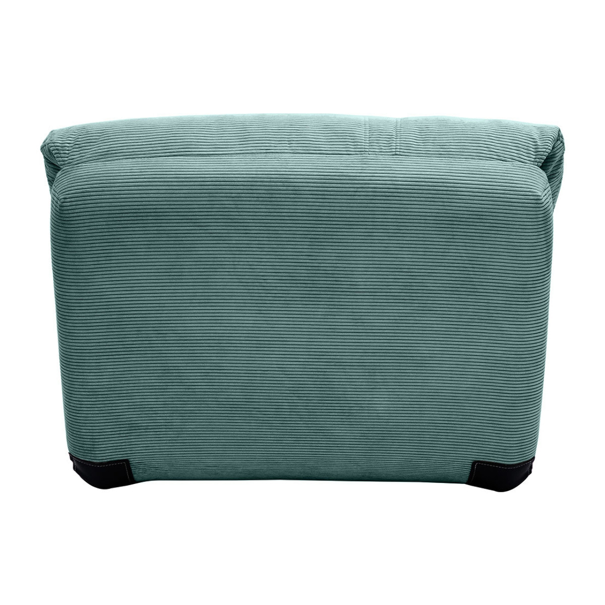Chauffeuse 1 place convertible en tissu velours côtelé vert céladon SPENCER