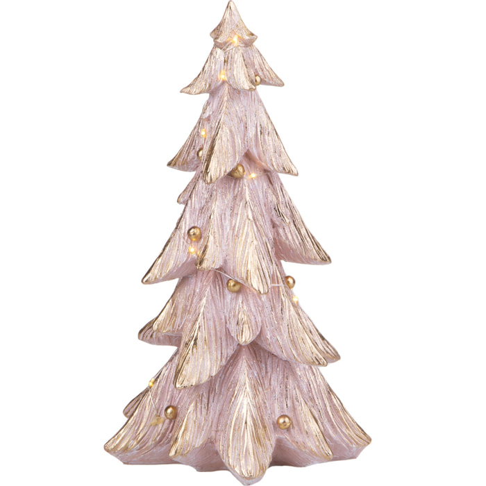 Albero con LED alto 29,5 cm - Pezzi 1 - Colore:Rosa - Bianchi Dino - -