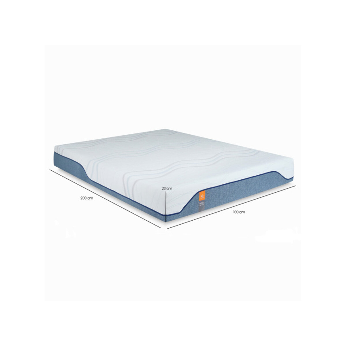 Matelas à mémoire de forme multi-couches 180x200 cm anti-allergènique – DIVIN