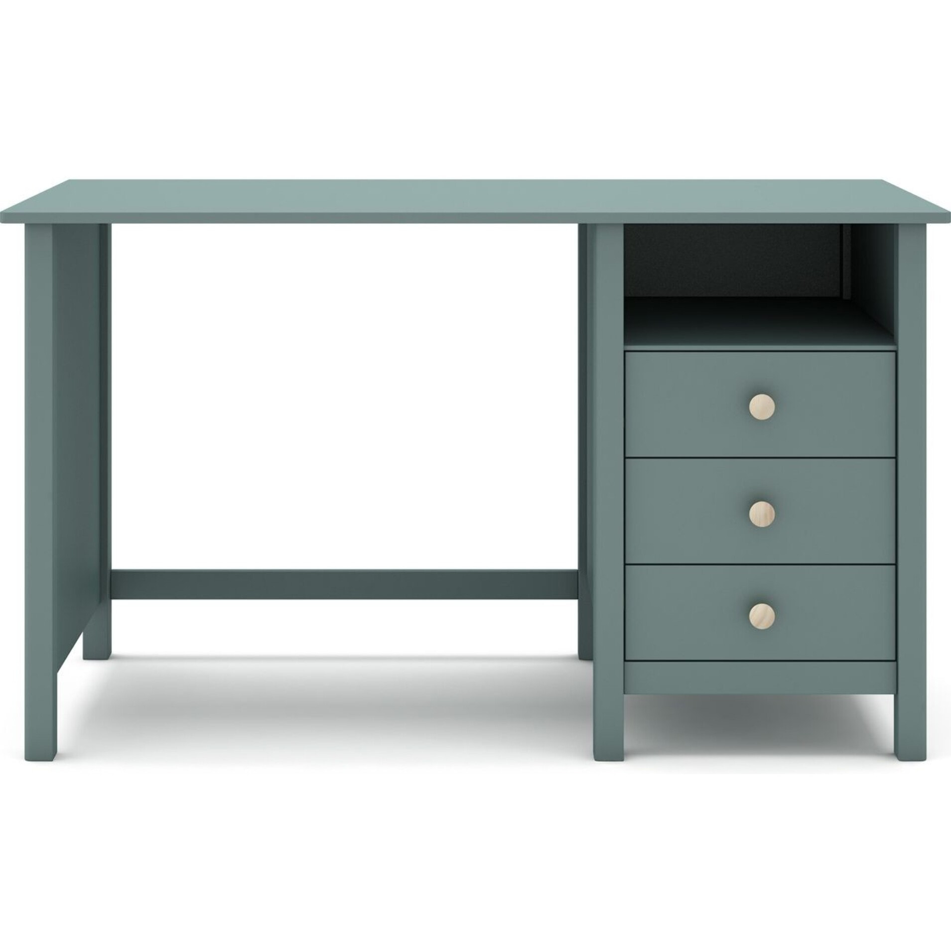 Bureau enfant 3 tiroirs en bois massif - MELVIN