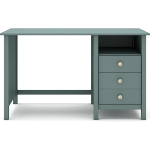 Bureau enfant 3 tiroirs en bois massif - MELVIN