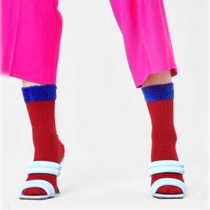 Calcetines judit crew rojo y azul