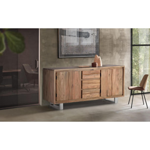 Aparador - madera de acacia - 172x45x82cm