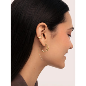 Pendientes Gladiolo Baño Oro