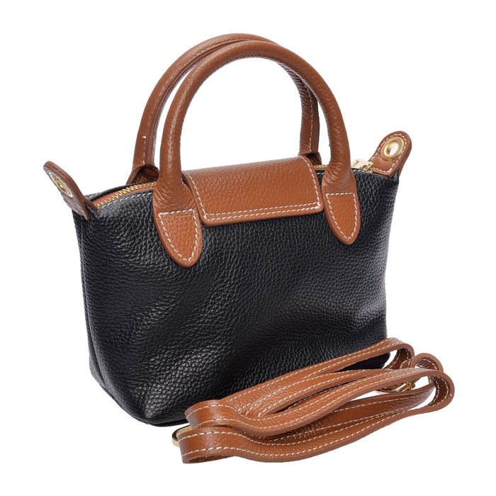 Borsa a spalla Anna Luchini Nero