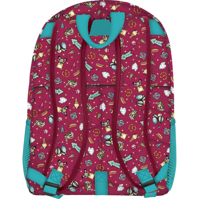 Mochila 2 cremall. adapt.carro gorjuss™ fairground "fireworks"