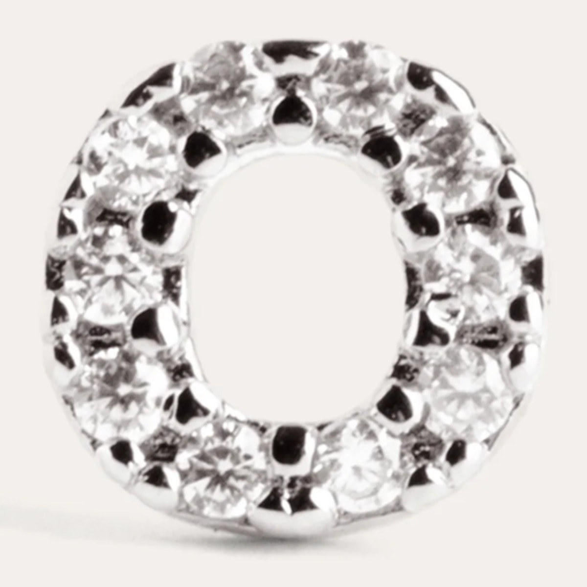 Pendiente Suelto Letter Sparks Plata