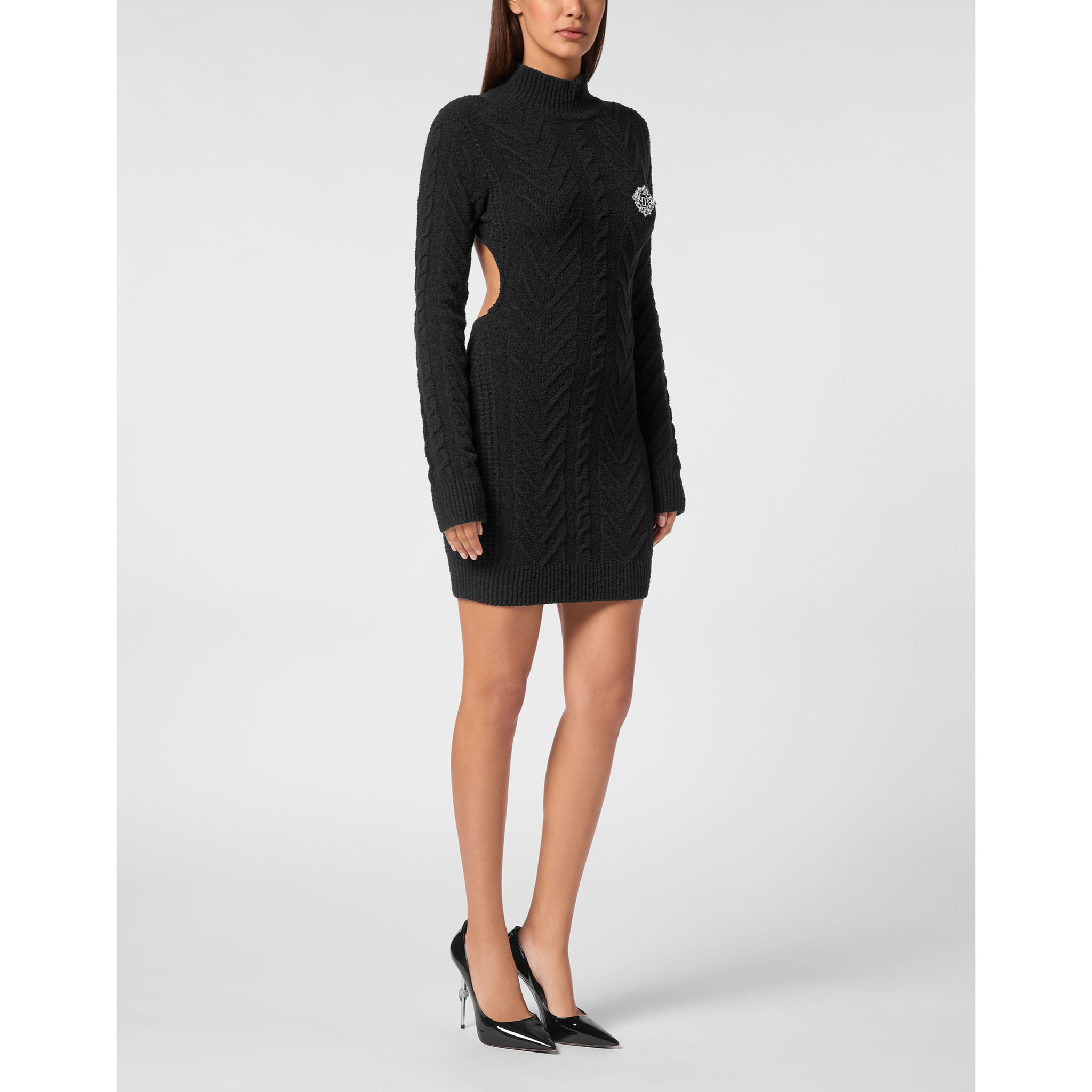 PHILIPP PLEIN Knit Dress BROCHES